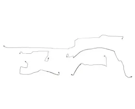 Fine Lines Front Brake Line Kit For 99-04 Chrysler 300 M/LHS AWABS w/ Traction Control Set Stainless