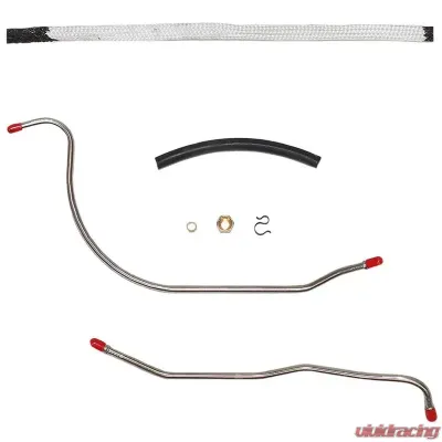 Fine Lines Thermal Choke Control Line For 65-69 Ford Fairlane Falcon Mustang and Mercury Cougar Comet 289/302CID Choke Tube Kit Tube Enters Under Choke Housing Steel - ZCH6501OM