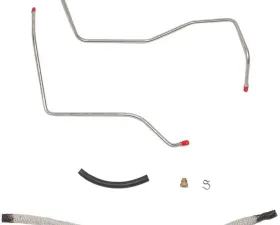 Fine Lines Thermal Choke Control Line For 69 Ford Fairlane Torino Mustang and Mercury Cougar 351W 8 Cylinder 2BBL Choke Tube Kit. Tube Enters Through Center of Choke Cover Stainless