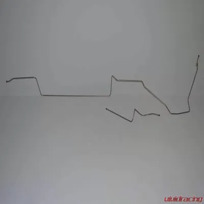 Fine Lines Fuel Line Kit For 67-70 Ford Mustang 6 Cylinder 5/16 Inch Tank to Pump Fuel Line 2 Piece Late Stainless - ZGL6701SS