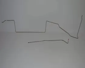 Fine Lines Fuel Line Kit For 67 Ford Mustang 8 Cylinder 5/16 Inch Tank to Pump Fuel Line 2 Piece Late Steel