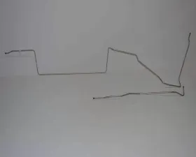 Fine Lines Fuel Line Kit For 68 Ford Mustang V8 Except Cobra jet 3/8 Inch Tank to Pump Fuel Line 2 Piece Stainless