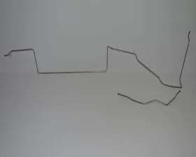 Fine Lines Fuel Line Kit For 68-70 Ford Mustang 6 Cylinder 3/8 Inch Tank to Pump Fuel Line 2 Piece Steel