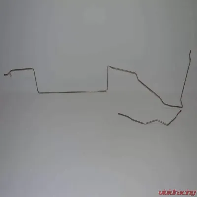 Fine Lines Fuel Line Kit For 68-70 Ford Mustang 6 Cylinder 3/8 Inch Tank to Pump Fuel Line 2 Piece Stainless - ZGL6806SS