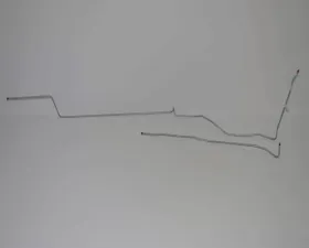 Fine Lines Fuel Line Kit For 69 Ford Mustang 8 Cylinder 3/8 Inch Tank to Pump Fuel Line 2 Piece Stainless