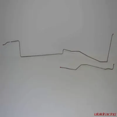 Fine Lines Fuel Line Kit For 69 Mercury Cougar 2 Piece 3/8 Inch Fuel Line Stainless - ZGL6912SS