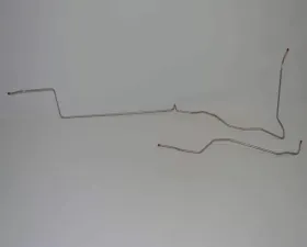 Fine Lines Fuel Line Kit For 70 Ford Mustang 8 Cylinder 3/8 Inch Tank to Pump Fuel Line 2 Piece Stainless