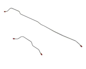Fine Lines Rear Axle Lines For 64-66 Ford Mustang 6cyl. Rear Axle Brake Lines 2 Piece Set Stainless