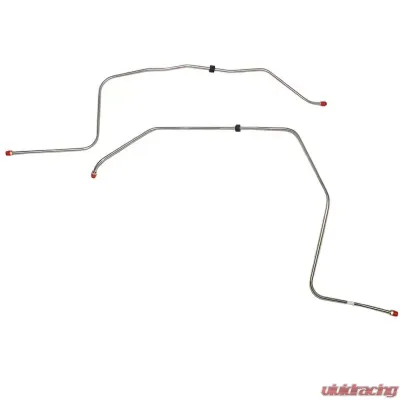Fine Lines Transmission Line Set For 64-67 Lemans/GTO w/ Powerglide Transmission 3/8 Inch Kit Steel - ATC6411OM