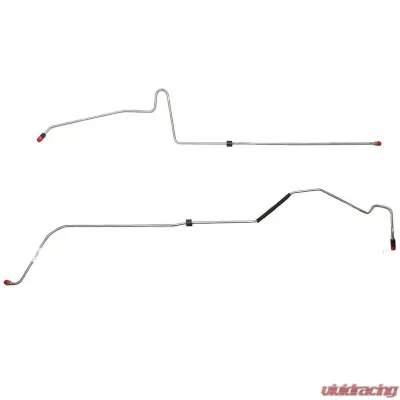 Fine Lines Transmission Cooler Lines For 68-72 Oldsmobile Cutlass 442 Turbo-Hydramatic 350/400 Steel - ATC6803OM