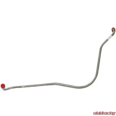 Fine Lines Pump to Carburetor Fuel Line For 67 Chevrolet Bel Air Biscayne Impala 427 and 67 Chevrolet Chevelle Malibu El Camino 396 w/ Quadrajet 4BBL 1 Piece Stainless - BPC6702SS