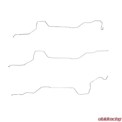 Fine Lines Fuel Line Kit For 97-03 Chevrolet Malibu 97-99 Oldsmobile Cutlass 99-04 Oldsmobile Alero 99-05 Pontiac Grand Am Complete Stainless - CGL9704SS