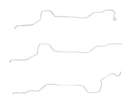 Fine Lines Fuel Line Kit For 97-02 Eldorado 4.6L Northstar V8 Engine Stainless