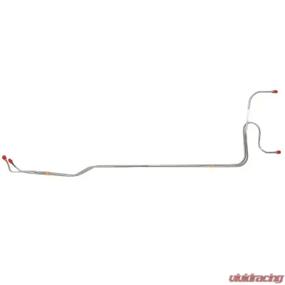 Fine Lines Transmission Cooler Lines For 66-67 Chevrolet Chevelle Malibu El Camino Powerglide 2 Piece w/ 12.5 Inch Spacing at Radiator Stainless - CTC6601SS