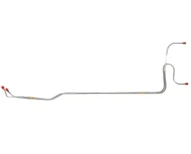 Fine Lines Transmission Cooler Lines For 66-67 Chevrolet Chevelle Malibu El Camino Turbo-Hydramatic 400 Transmission 2 Piece Cooler Set w/ 12.5 Inch Spacing at Radiator Steel