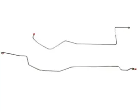 Fine Lines Transmission Cooler Lines For 66-67 Ford Fairlane w/ 8 Cylinder C6 Transmission 2 Piece Stainless