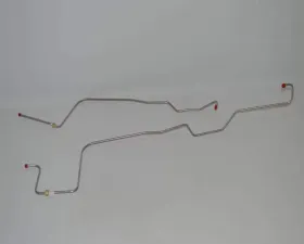 Fine Lines Transmission Cooler Lines For 69 Ford Fairlane Torino w/ 351W FMX Transmission 2 Piece Steel