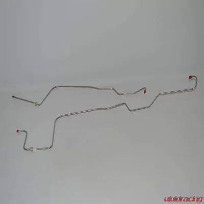 Fine Lines Transmission Cooler Lines For 69 Ford Fairlane Torino w/ 351W FMX Transmission 2 Piece Steel - DTC6901OM