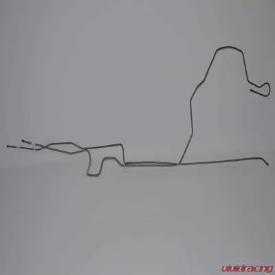 Fine Lines Fuel Line Kit For 75-77 Chevrolet Camaro 2 Piece 1/4 Inch Fuel Return Line Stainless - FGL7502SS