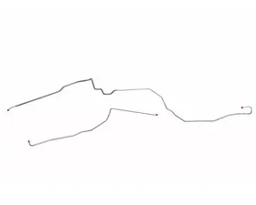 Fine Lines Fuel Line Kit For 80-81 Chevrolet Camaro 3/8 Inch Tank to Pump Fuel Line 2 Piece Steel