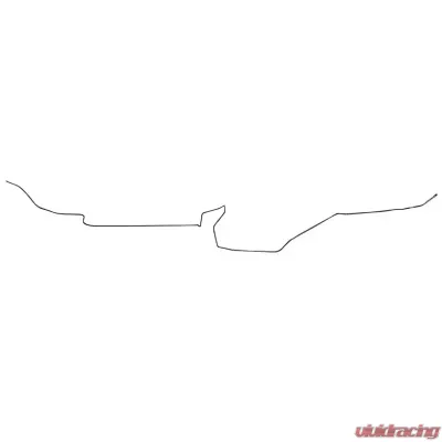 Fine Lines Fuel Line Kit For 82-92 Chevrolet Camaro/ Pontiac Firebird 3/8 Inch Tank to Pump Fuel Line Right Side w/ Beaded Ends Steel - FGL8203OM