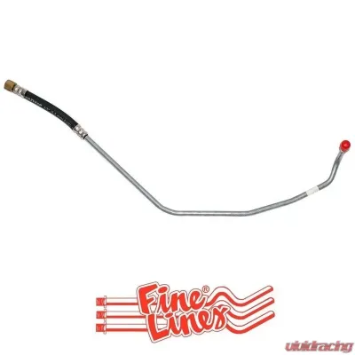 Fine Lines Fuel Line Kit For 82-92 F-Body Fuel Tank to Filter w/ Hose Stainless - FGL8204SS