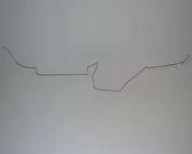 Fine Lines Fuel Line Kit For 82-92 Chevrolet Camaro/ Pontiac Firebird 1/4 Inch Fuel Return Line Right Side w/ Beaded Ends Steel