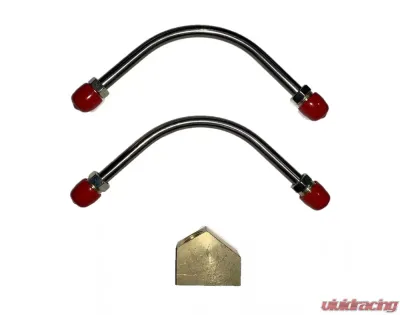 Fine Lines Pump to Carburetor Fuel Line For 66-72 Holley Carb Lines and Y Block Stainless - FPC67YSS