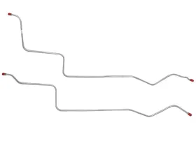 Fine Lines Transmission Cooler Lines For 70-74 Pontiac Firebird and Trans Am Turbo-Hydramatic 350/400 w/1/2 Inch Radiator Ports 2 Piece Steel