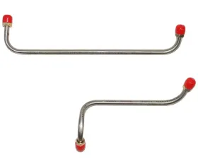 Fine Lines Pump to Carburetor Fuel Line For 61-64 Ford Galaxy Big Block 4BBL w/ In-Line Filter 2 Piece Set Steel