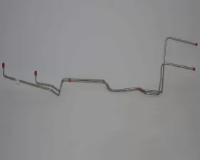 Fine Lines Transmission Cooler Lines For 65 Ford Galaxie SBF w/C4 Transmission 2 Piece Steel