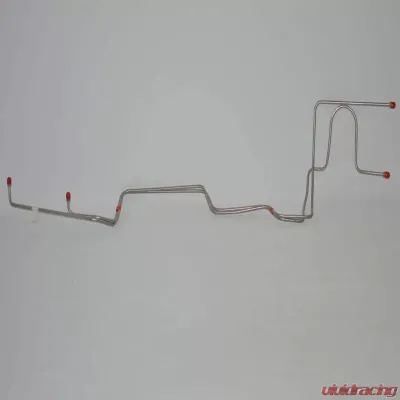 Fine Lines Transmission Cooler Lines For 66 Ford Galaxie SBF w/C4 Transmission 2 Piece Steel - GTC6601OM