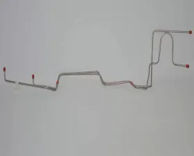 Fine Lines Transmission Cooler Lines For 66 Ford Galaxie SBF w/C4 Transmission 2 Piece Stainless