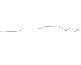 Fine Lines Fuel Line Kit For 78-80 El Camino Main Fuel Line 3/8 Stainless