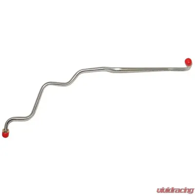 Fine Lines Pump to Carburetor Fuel Line For 67 Pontiac Firebird Lemans GTO w/ 8 Cylinder 4 BBL Quadrajet Single Fuel Line No Return Steel - PPC6702OM