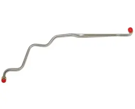 Fine Lines Pump to Carburetor Fuel Line For 67 Pontiac Firebird Lemans GTO w/ 8 Cylinder 4 BBL Quadrajet Single Fuel Line No Return Stainless