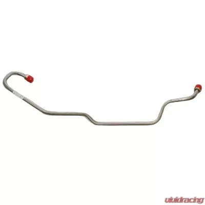 Fine Lines Pump to Carburetor Fuel Line For 69-70 Firebird Lemans Trans Am GTO V8 4BBL w/Bottom Outlet Fuel Pump Routes Drivers Side of Thermostat Stainless - PPC6902SS