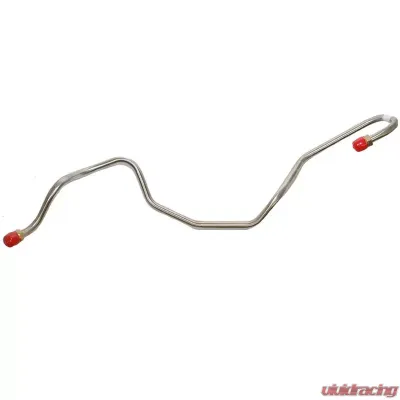 Fine Lines Pump to Carburetor Fuel Line For 69-70 Firebird Lemans Trans Am GTO V8 4BBL w/Bottom Outlet Fuel Pump Routes Passenger Side of Thermostat Stainless - PPC6903SS