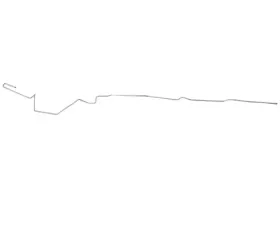 Fine Lines Fuel Line Kit For 72 Mopar B-Body 3/8 Inch Main Fuel Line Stainless