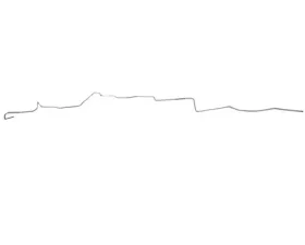 Fine Lines Fuel Line Kit For 72 Mopar B-Body 1/4 Inch Return Fuel Line Stainless