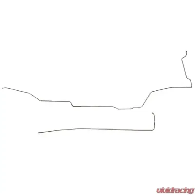 Fine Lines Fuel Line Kit For 74 Mopar B-Body 1/4 Inch Return Fuel Line 2 Piece Stainless - RGL7403SS