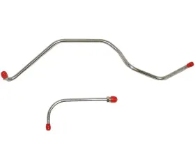 Fine Lines Pump to Carburetor Fuel Line For 61-63 Mopar B-Body 413CID 4BBL 2 Set Steel
