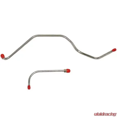 Fine Lines Pump to Carburetor Fuel Line For 61-63 Mopar B-Body 413CID 4BBL 2 Set Stainless - RPC6202SS