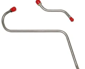 Fine Lines Pump to Carburetor Fuel Line For 64 Mopar B-Body 220 330 440 273CID 2BBL 2 Set Stainless