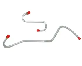 Fine Lines Pump to Carburetor Fuel Line For 67-70 Mopar B-Body 318 2BBL 2 Piece w/ Inline Filter Stainless