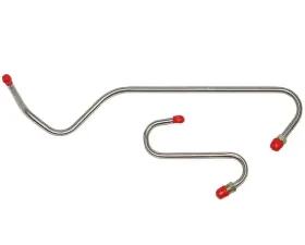 Fine Lines Pump to Carburetor Fuel Line For 67 Mopar B-Body 273 2BBL Stainless