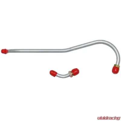 Fine Lines Pump to Carburetor Fuel Line For 69-71 Mopar B-Body 340/6 pack Fuel Line Lower Set 2 Lines Steel - RPC6802OM