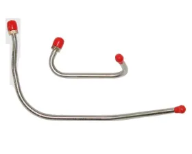 Fine Lines Pump to Carburetor Fuel Line For 69-71 Mopar B-Body 440/6 pack Fuel Line Lower Set 2 Lines Stainless