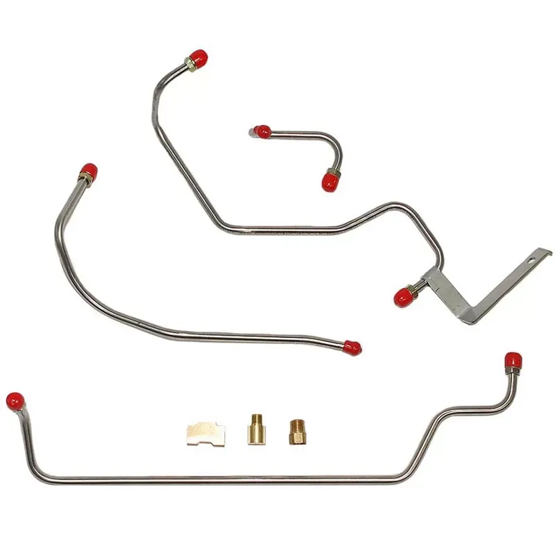 Fine Lines Pump to Carburetor Fuel Line For 68-71 Mopar B-Body Hemi Fuel Pump to Carburetor Set Steel - RPC6804OM