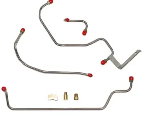 Fine Lines Pump to Carburetor Fuel Line For 68-71 Mopar B-Body Hemi Fuel Pump to Carburetor Set Steel